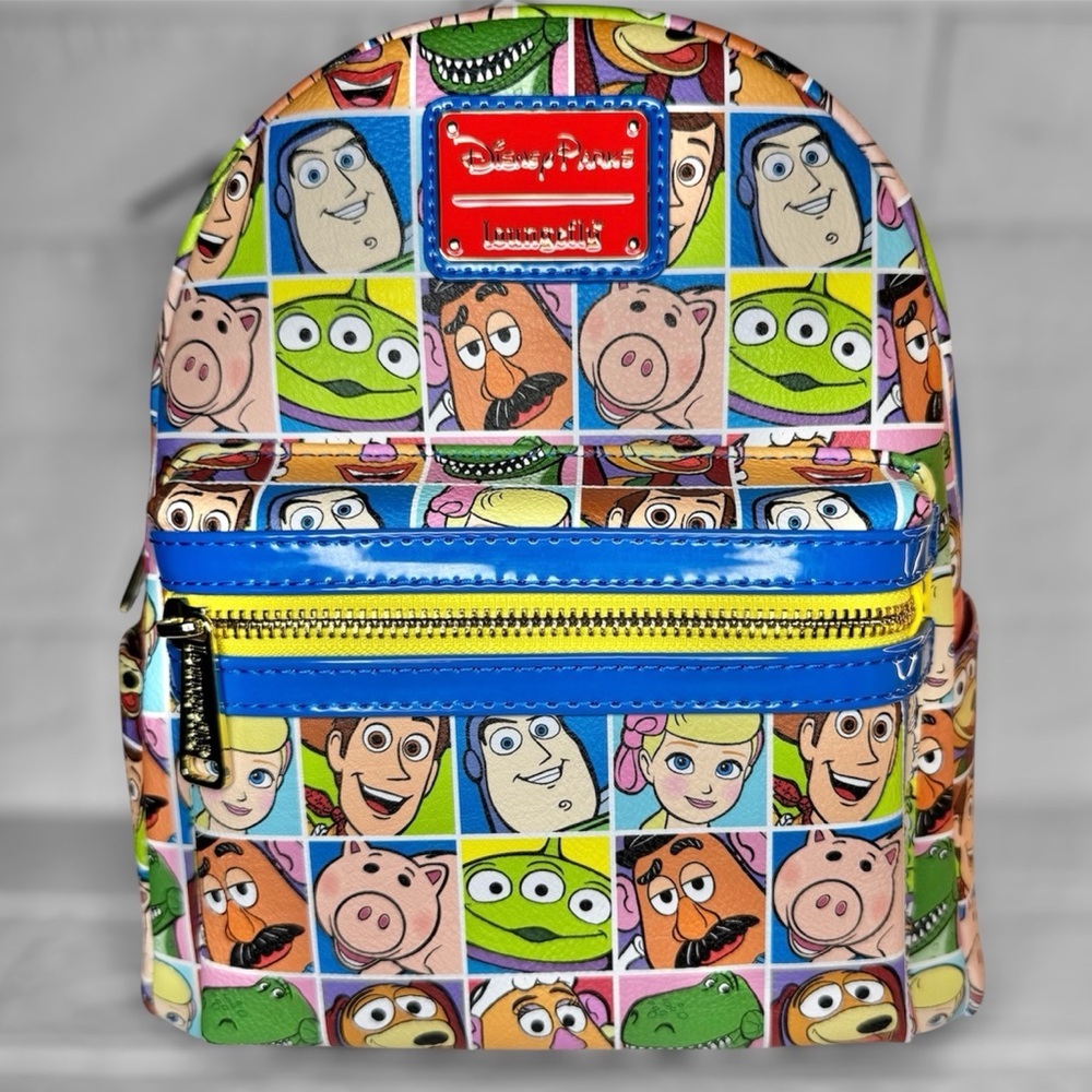 New Disney Loungefly Toy Story Backpack Multicolor